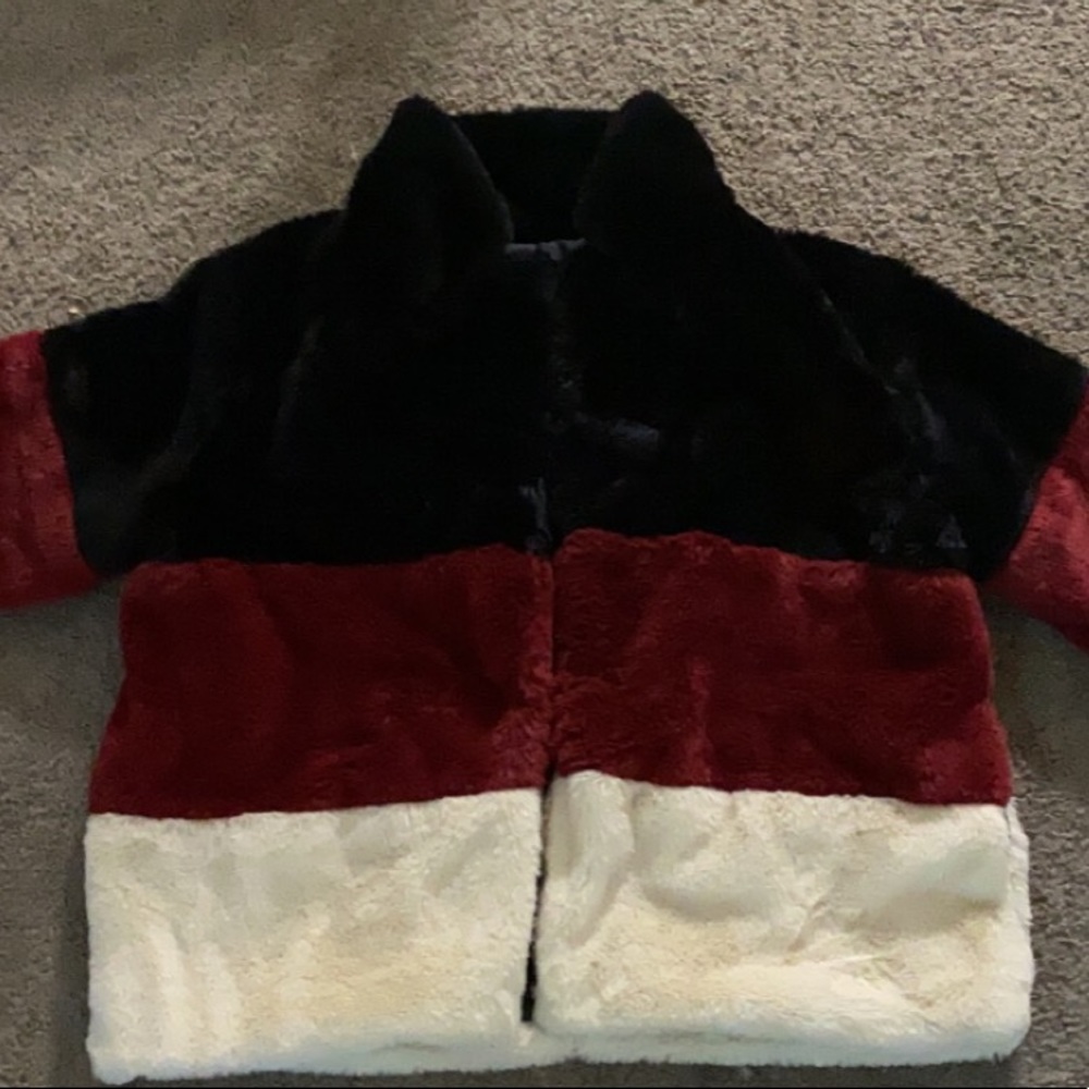 Faux fur coat